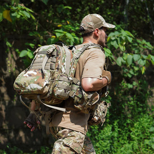 RECON GS2 MAS Tactical MOLLE Chest Plate Carrier complete with 3 day Assault Pack