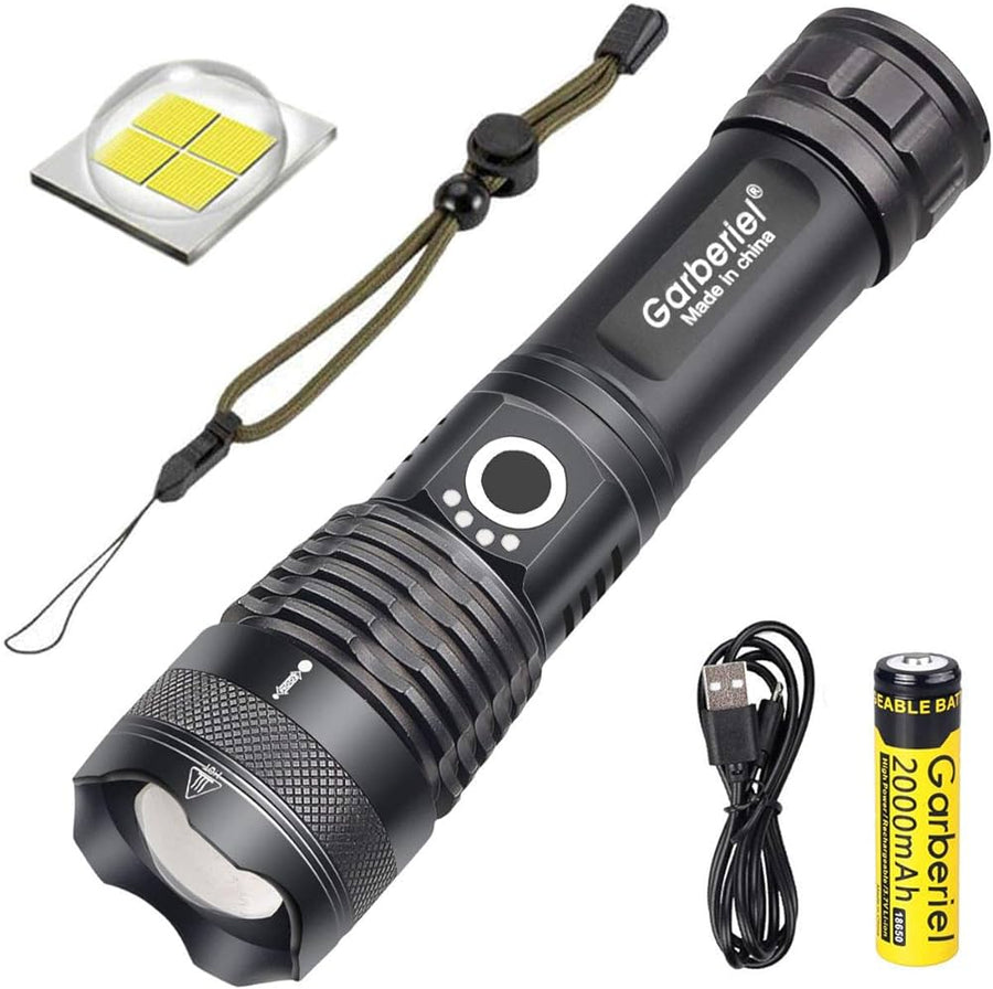 RECON GS2 Rechargeable  XH 3000 lumen Tactical LED Flashlight.