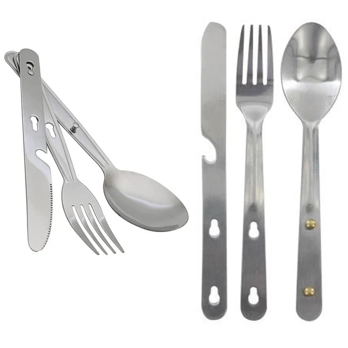 RECON GS2 KFS( Knife fork Spoon )  set clip on type stainless steel