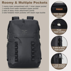 RECON GS2 AquaMate Waterproof Roll Top Dry /Bag 30L Back Pack