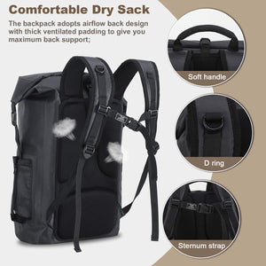 RECON GS2 AquaMate Waterproof Roll Top Dry /Bag 30L Back Pack