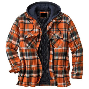 RECON GS2 Plaid thick lined shirt with hood