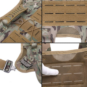 Recon GS2U Tactical Dog MOLLE Laser Cut No Pull Harness