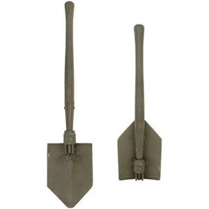 Folding shovel Austrian Army with cammo carry Pouch