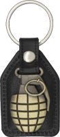 Grenade novelty key ring
