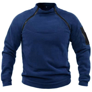 RECON GS2 Polar Fleece Tactical Windproof Thermal Pullover With Heat-Regulating Zipper