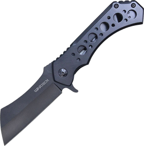 wartech GOLIATH CLEAVER folding quick release blade knife.