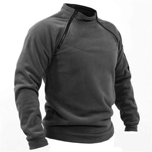 RECON GS2 Polar Fleece Tactical Windproof Thermal Pullover With Heat-Regulating Zipper