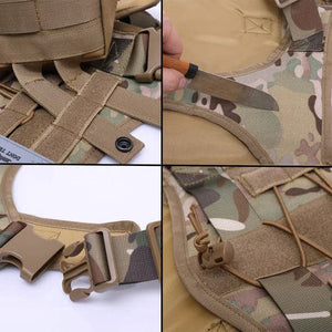 Recon GS2U Tactical Dog MOLLE Laser Cut No Pull Harness