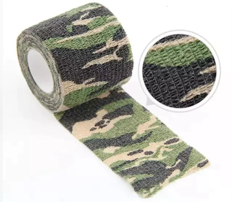 Self Cling Multi Camo Wrap Tape 7.5cm x 4.5m