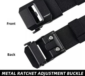 RECON GS2 Tactical Stiff Toughened Automatic Silent Buckle Belt