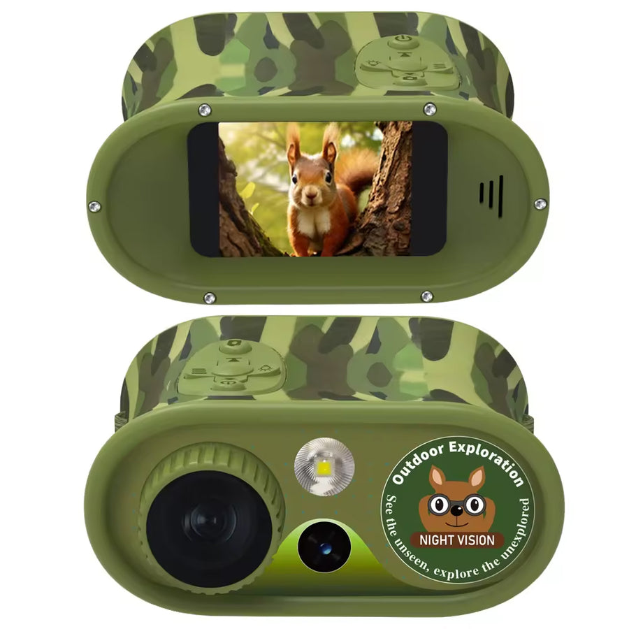 DT150 Kids/Teens 1st Night Vision Binoculars with 2.4 inch Display 8X Zoom and 5W Tactical Infra-red feature