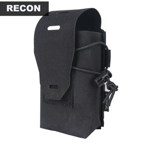 Laser Cut Carbon Fibre 5.56 Black Magazine MOLLE Pouches