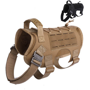 Recon GS2U Tactical Dog MOLLE Laser Cut No Pull Harness