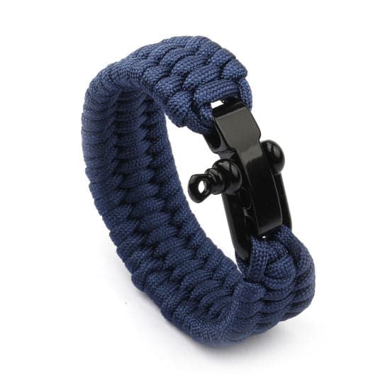 RECON GS2S ParaCord Survival Bracelet with Stainless Steel Adjustable Buckle Feature