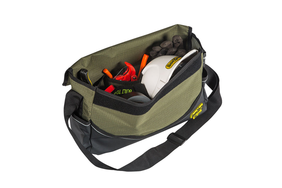 Rugged Xtremes RX05E106 340mm x 270mm x 120mm Crib Canvas Tool Bag With Compact Tool Roll