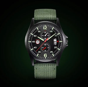 RECON GS2 Military pat Quartz Watch fabric strap