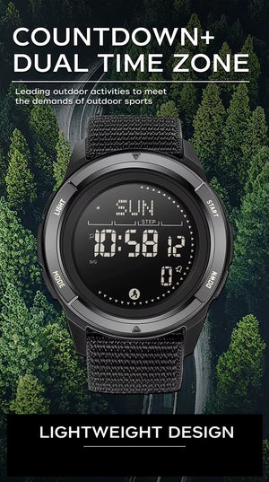 RECON GS2 ALPS Digital Outdoor Compass Stopwatch Alarm Clock Date Smart watch