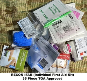 Recon IFAK (Individual First Aid Kit ) 35 Piece TGA approved