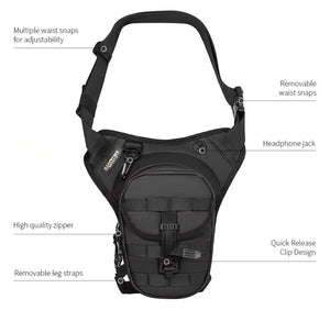 RECON GS2 Motorcyclist/Activity Strap Leg Drop Pouch