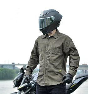 RECON GS2 Motorcycle Protective Shirt Jacket CE Certified