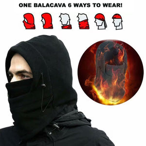 RECON GS2 De Luxe Thermal Winter  Polar Fleece Balaclava with face mask