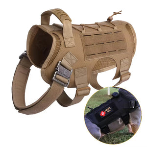 Recon GS2U Tactical Dog MOLLE Laser cut no pull Harness