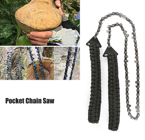 RECON GS2S Tactical Compact Para Cord Hand Chain Saw