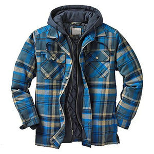 RECON GS2 Plaid thick lined shirt with hood