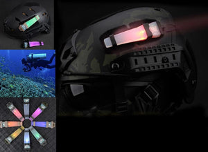 RECON GS2 Tactical LED Signal Light Markers fits FAST half shell Helmets and MICH