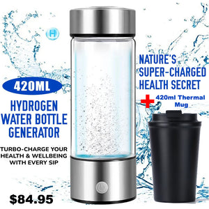 RECON GS2 Portable H2o Water Generator to Hydrogenated water plus 400ml Cup/canteen