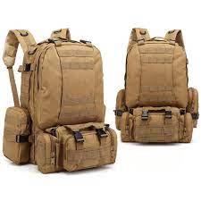 RECON GS2 MOLLE 600D Tactical  R72  3-day Assault Pack with 3 x Detachable Pouches