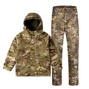 RECON GS2 Winter Kids Camo parka down jacket and pants set