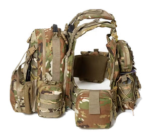 RECON GS2 MAS Tactical MOLLE Chest Plate Carrier complete with 3 day Assault Pack