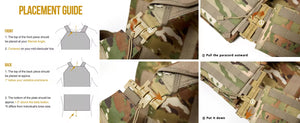 RECON GS2 MAS Tactical MOLLE Chest Plate Carrier complete with 3 day Assault Pack