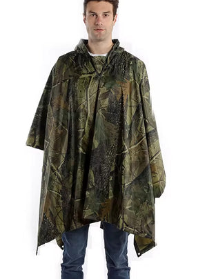 Recon GS2 Heavy Duty  Waterproof Multi-Cam 3-1 Poncho with pouch