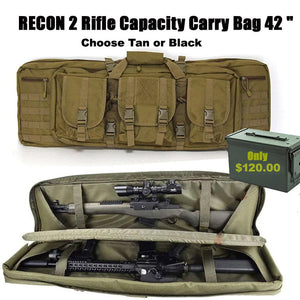 Recon Australia 2 x Rifle Carrying Capacity Tactical MOLLE Carry Bag 102 cm