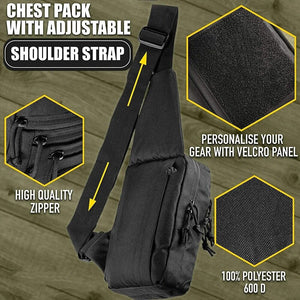 RECON GS2 Tactical Covert Concealed Pistol holder crossbody sling bag