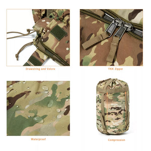 RECON GS2U 10℃~-20℃ Modular Rifleman sleeping bag with mosquito net & water repellent outer layer.