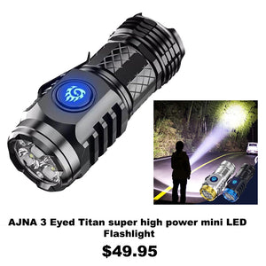 RECON GS2 AJNA 3 Eyed Titan super high power mini LED Flashlight