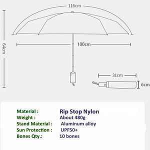 Genuine new GS2 Battle Brolly 2.0 10 Bone Multi Cam umbrella UV 50+