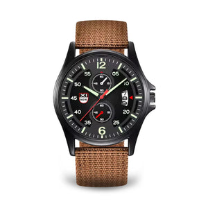 RECON GS2 Military pat Quartz Watch fabric strap