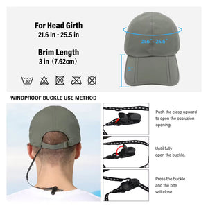 RECON GS2U Waterproof Duty Foldable Quick Drying Lightweight Cap