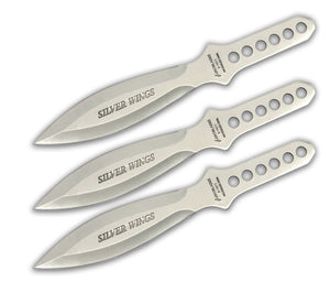 Silver Wings Corp set of 3 Throwing Knives