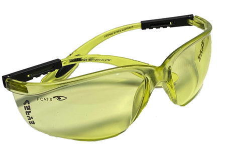 SHAMIR Shooting Range Anti- Ballistic safety Glasses includes Hard Case and Bayonet head strap