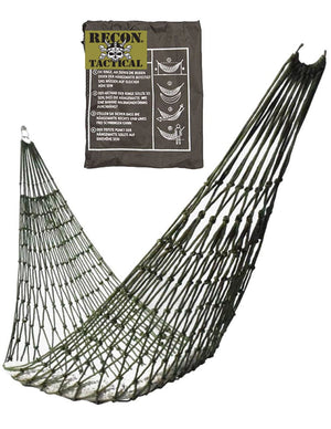 RECON GS2 Olive Compact Mini Rope Hammock with stuff sack