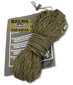 RECON GS2 Olive Compact Mini Rope Hammock with stuff sack